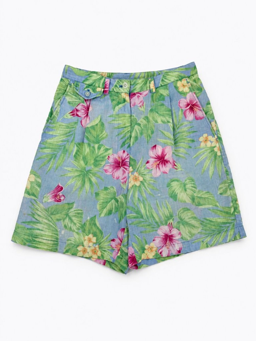 Lauren Ralph Lauren Tropical Linen Shorts 🌺 Resort Style Size 6